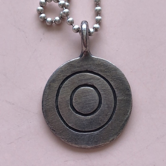 Andrea Scher “Superhero” Pendant and 18” Ball Chain in Sterling - Picture 4 of 6